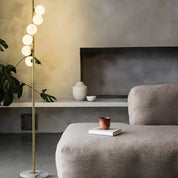 6-BULB GOLDEN FLOOR LAMP