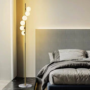 6-BULB GOLDEN FLOOR LAMP