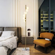 6-BULB GOLDEN FLOOR LAMP